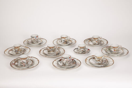 Japanese Kutani Tea Set