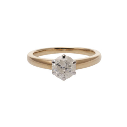 18ct Gold 1.0ct Diamond Solitaire Ring