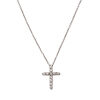 Tiffany and Co Cross Diamond Pendant