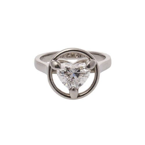 1.50ct Heart Shape E VS1 GIA Important Diamond Solitaire Ring