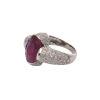 14ct White Gold 3.2ct Ruby and Diamond Ring - 2