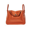 Hermès Orange Lindy Bag - 4