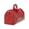 Louis Vuitton Red Epi Keepall - 2