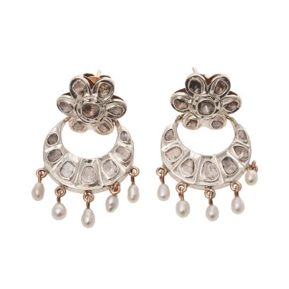 14ct Traditional Diamond Drop Earrings