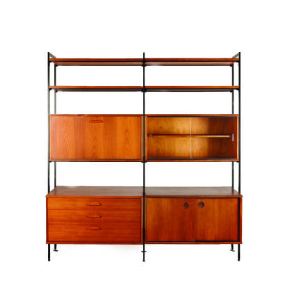 A Mid-Century Modular Shelving Unit by Avalon