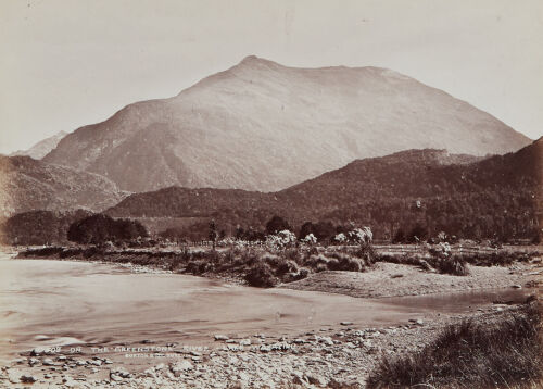 BURTON BROS On the Greenstone River, Lake Wakatipu