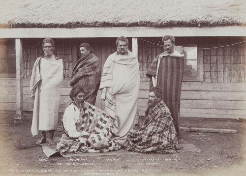 BURTON BROS Great Chiefs at Whare, Komiti, Haerehuka, King Country