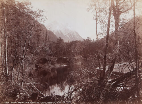 MUIR & MOODIE/BURTON BROS Mount Mackenzie, Clinton River, Head of Lake Te Anau