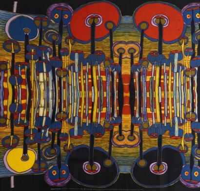 Friedensreich Hundertwasser Attention Grass