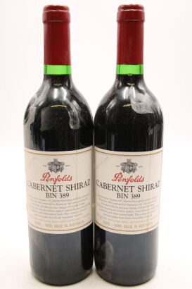 (2) 1996 Penfolds Bin 389 Cabernet Shiraz, South Australia [JR17.5] [BC95] [JO97]