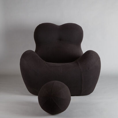 A Black Serie Up 2000 Style Armchair