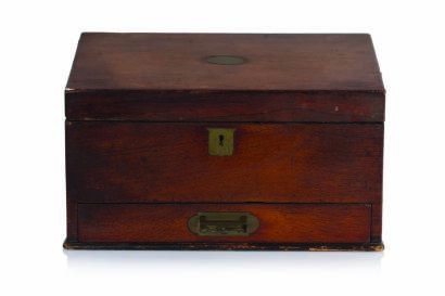 An Early Victorian Rosewood Stationary Cabinet C. 1840