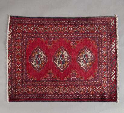 A Small Iranian Torkman Rug