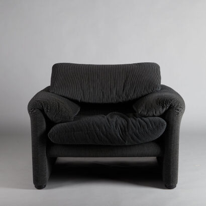 A Maralunga 675" Chair by Vico Magistretti for Cassina