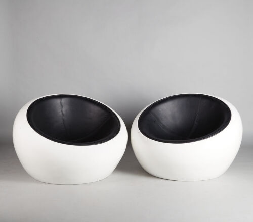 A Pair of Pada Ball Chairs
