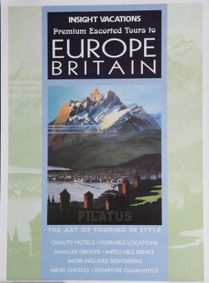 A Vintage Insight Vacations Poster