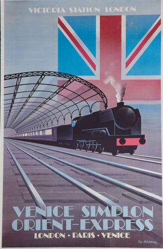 Pierre Fix-Masseau Orient Express - Victoria Station