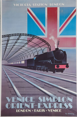 Pierre Fix-Masseau Orient Express - Victoria Station