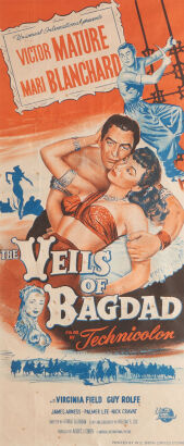 An Original The Veils Of Bagdad Movie Poster