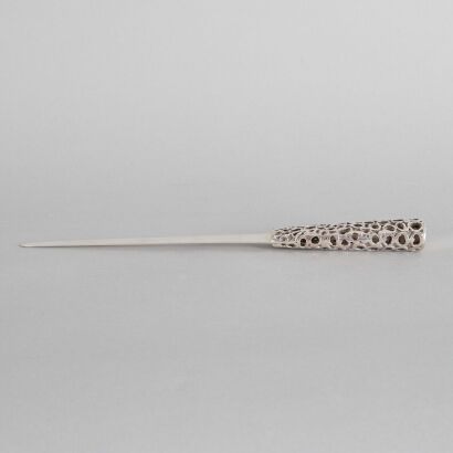 A Modernist Sterling Silver Letter Opener