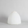 A Vintage Czech School Milk Glass Lamp