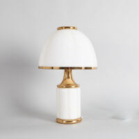 A Murano Glass Mushroom Table Lamp by F. Fabbian