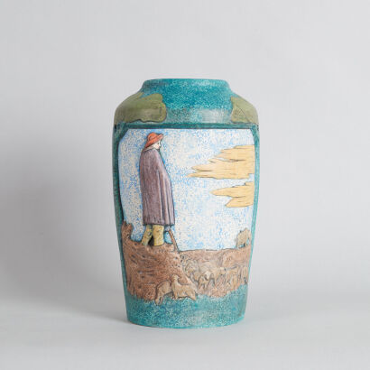 A Czechoslovakian Amphora Vase