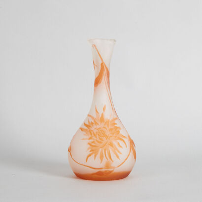 A French Gall&eacute; Cameo Glass Vase
