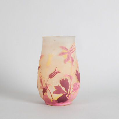 A French Gall&eacute; Cameo Glass Vase