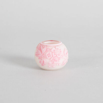 A Thomas Webb Miniature Cameo Glass Vase