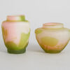 A Pair of French Gall&eacute; Cameo Glass Vases - 3