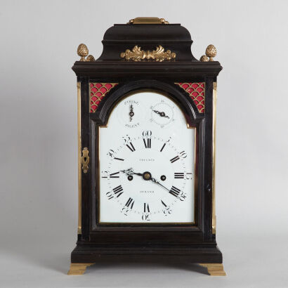 A Rare Regency Bracket Clock by Samuel Toulmin, Strand
