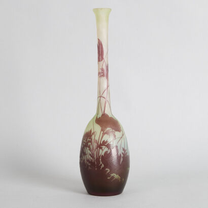 A French Gall&eacute; Cameo Glass Vase