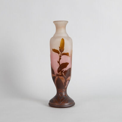 A French Daum Cameo Glass Vase