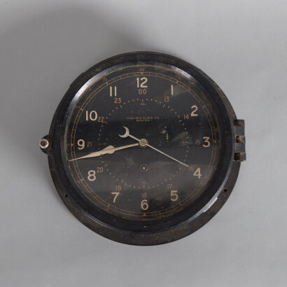 A Vintage WW2 Bakelite Chelsea Deck Clock from the US Navy