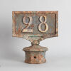 A 1900s French Train Kilometre Marker