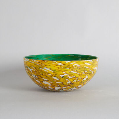 A Garry Nash Art Glass Bowl