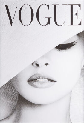 A Large Vintage Vogue Cover Print