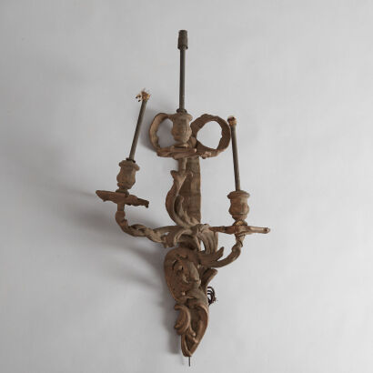 An Antique Gilt Sconce
