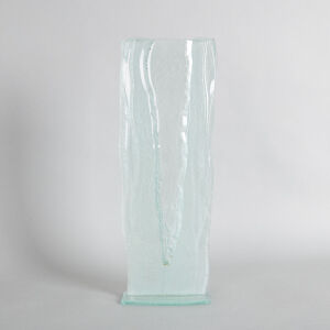 A Glacial Art Glass Vase