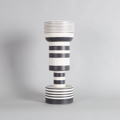 An Ettore Sottsass 'Calice' Vase Produced by Bitossi, Italy