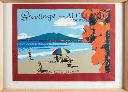 Dick Frizzell Untitled Screenprint 1996