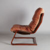 A Large 1970s Danish Leather Armchair - 2