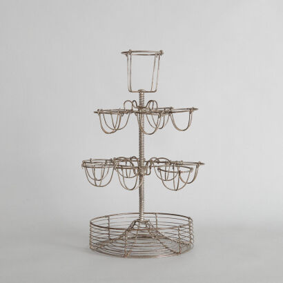 A 1950s Bistro French Egg Holder