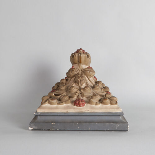 An Antique French Plaster Decorative Wall Shelf