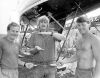 PHOTOGRAPHER UNKNOWN Peter Blake, Grant Dalton, and Tony Rae