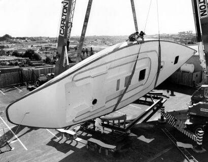 PHOTOGRAPHER UNKNOWN Lion New Zealand under construction