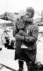 PHOTOGRAPHER UNKNOWN Peter Blake with his daughter