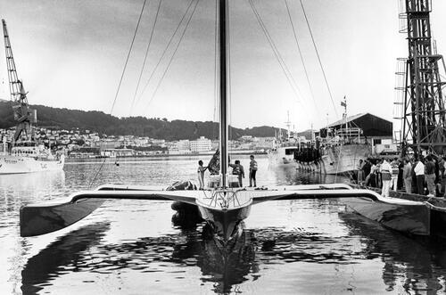 ROGER SHEPHERD Steinlager One, Wellington Harbour
