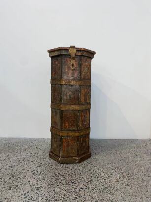 A Chinese Tibetan Pedestal Chest